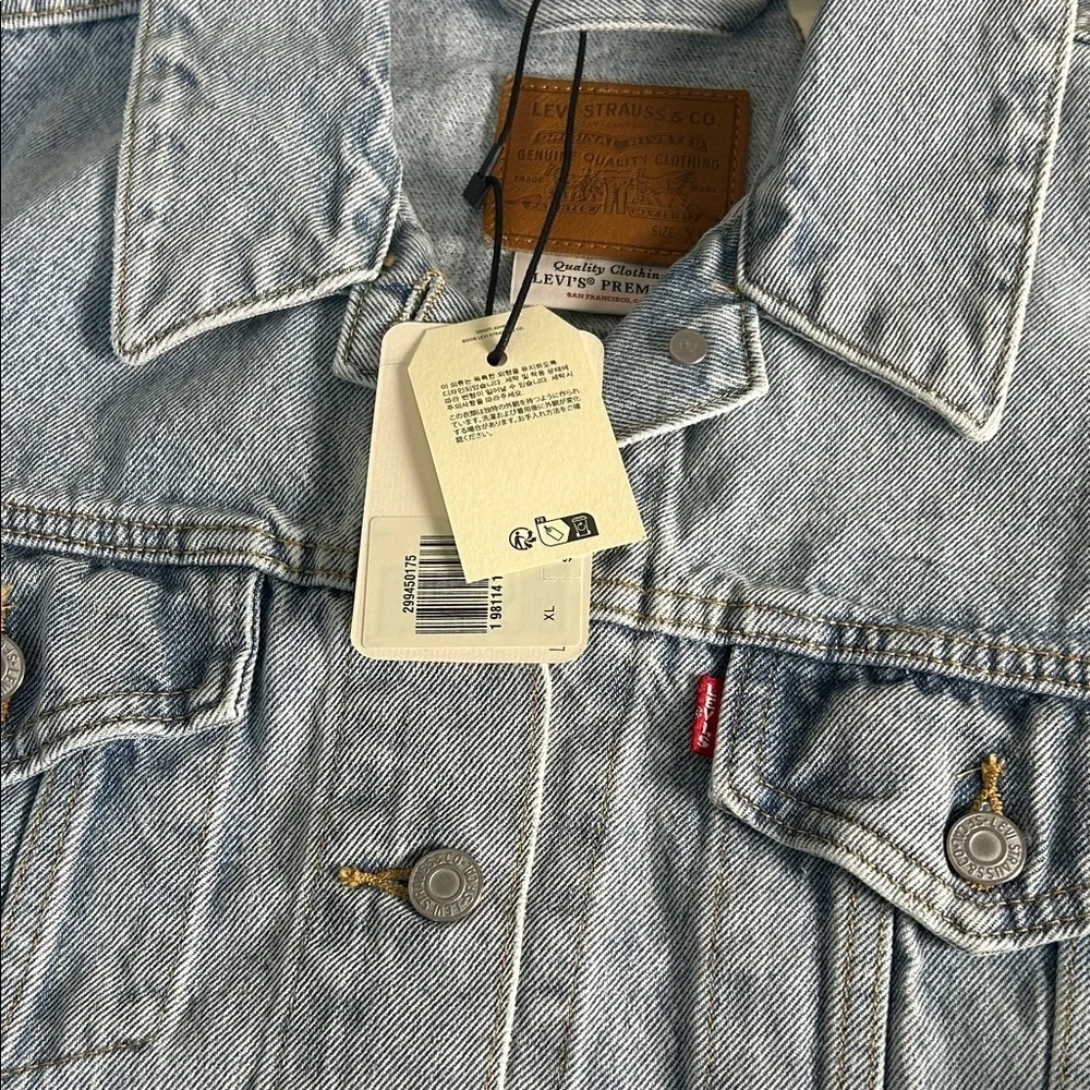 Levi's Premium Blue Denim Trucker Jacket